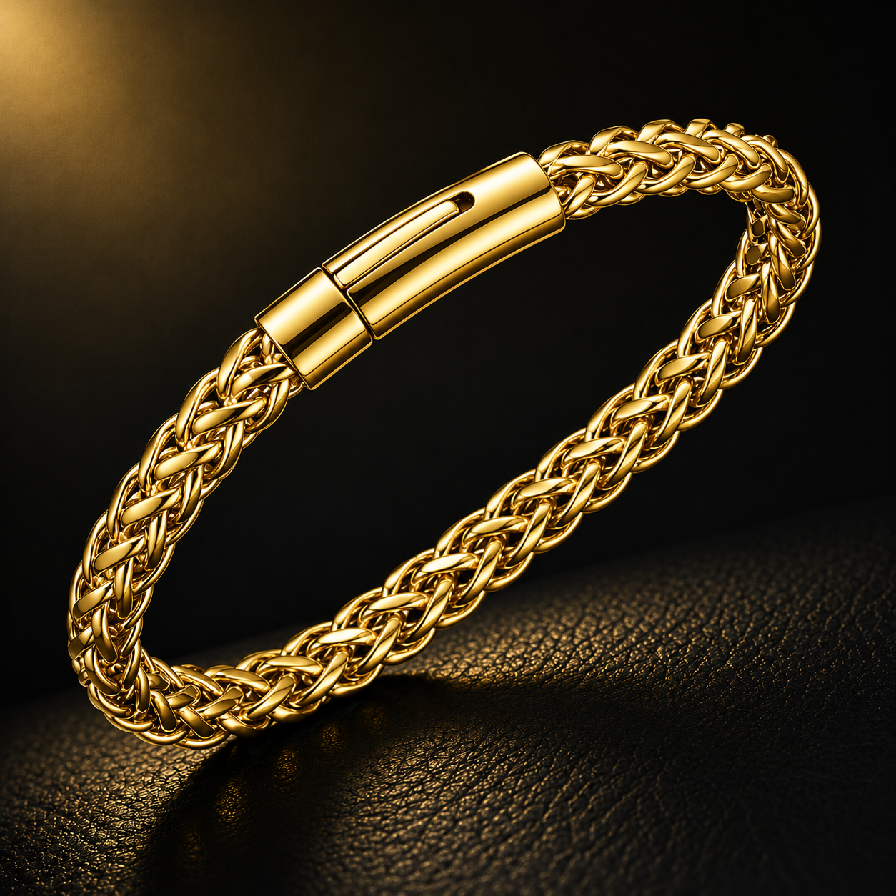 Titan Silver Plated Mesh Bracelet