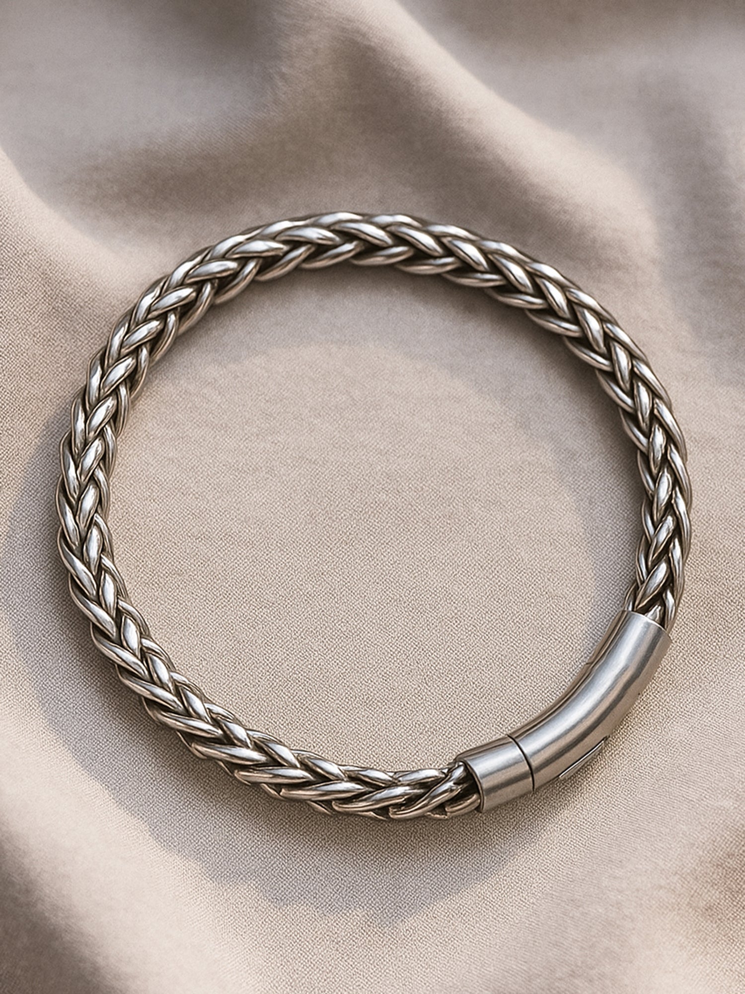 Men's Silver-Plated Cuban Link Chain