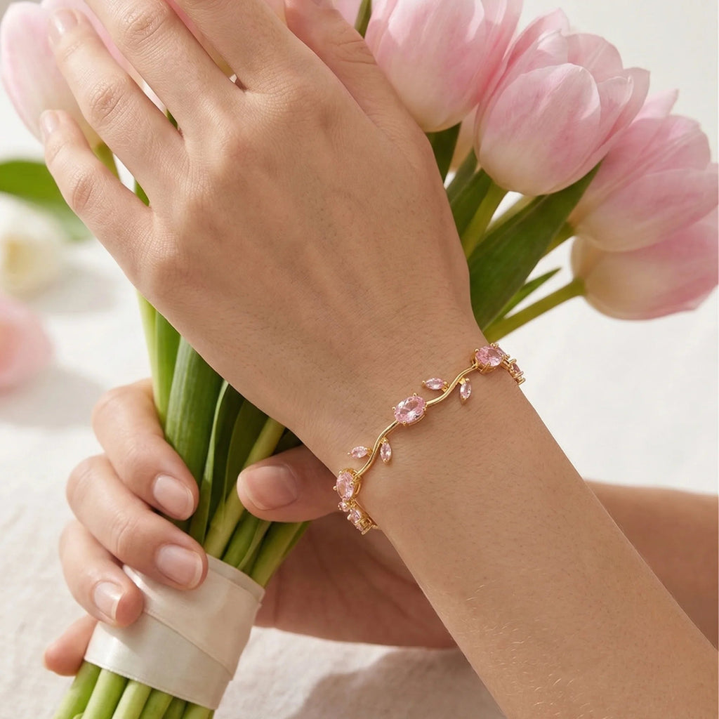 AARNA-VIRAL-TULIP-BRACELET ( PINK)
