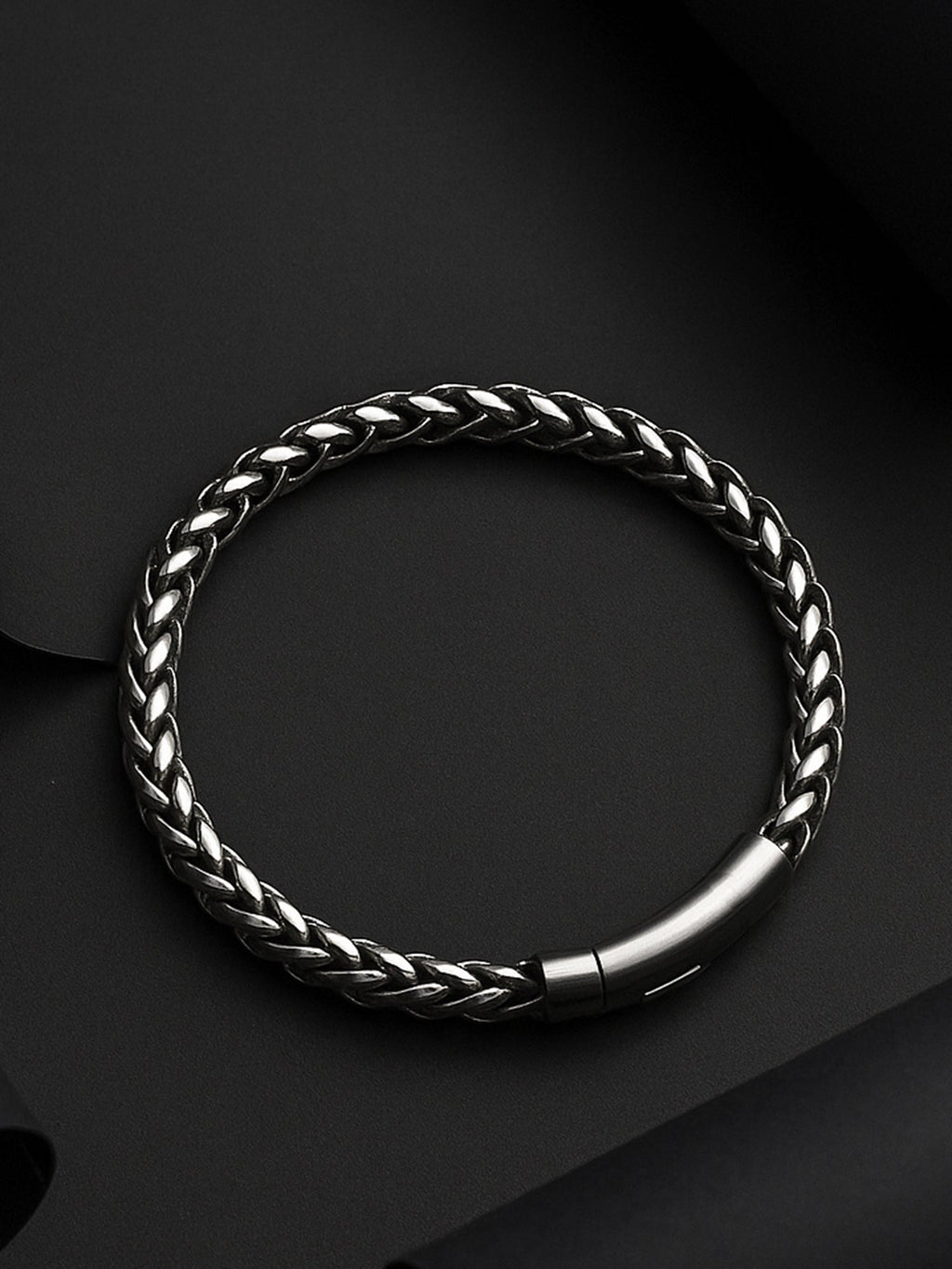 Men's Silver-Plated Cuban Link Chain