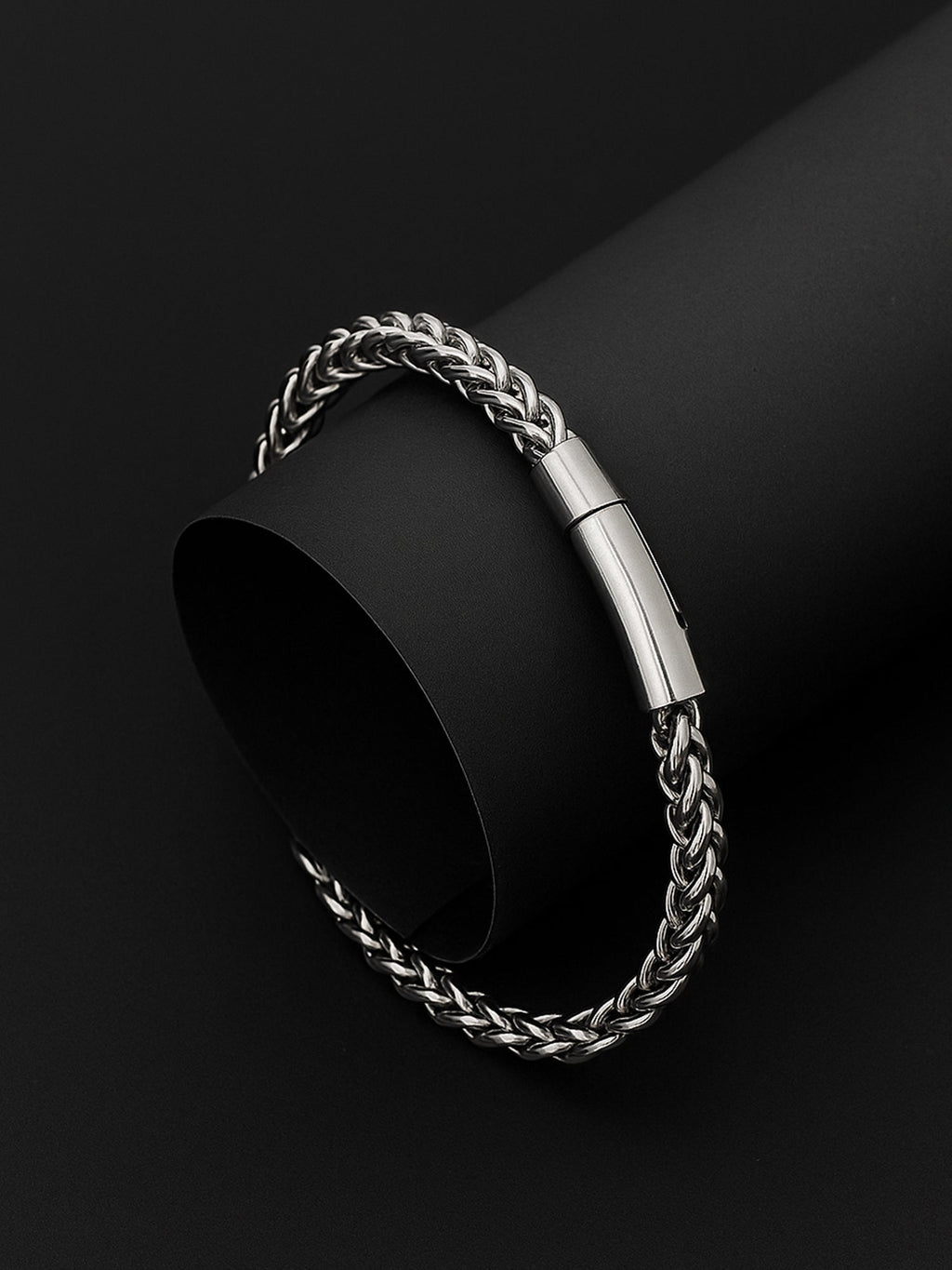 Men's Silver-Plated Cuban Link Chain