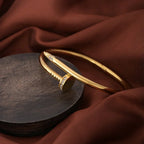 The "It Girl" Luxe Gold Bracelet Stack | 3-Piece Designer Inspired Bangle Combo